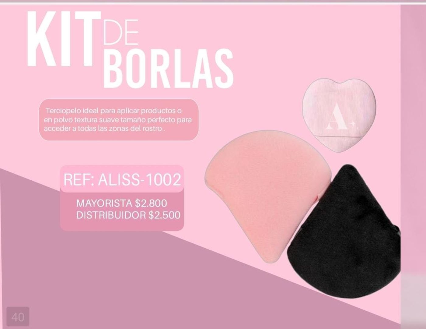 773- SET DE BORLAS *2 Y DEDAL ROSE 