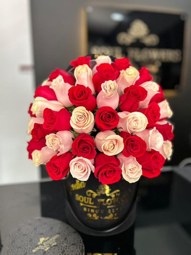 CAJA REDONDA HONGO MEDIO