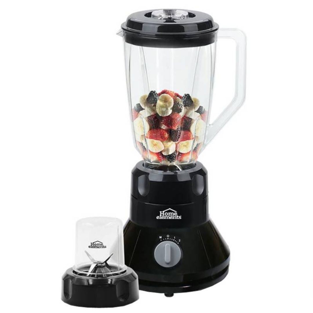 LICUADORA REF HERS2816 HOME ELEMENTS NEGRA 2 VELOCIDADES