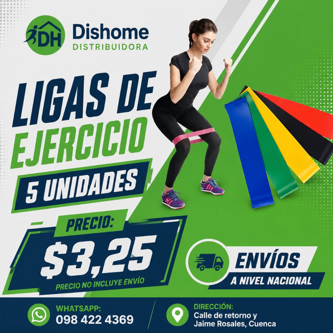 LIGAS DE EJERCICIO 5 UNIADES