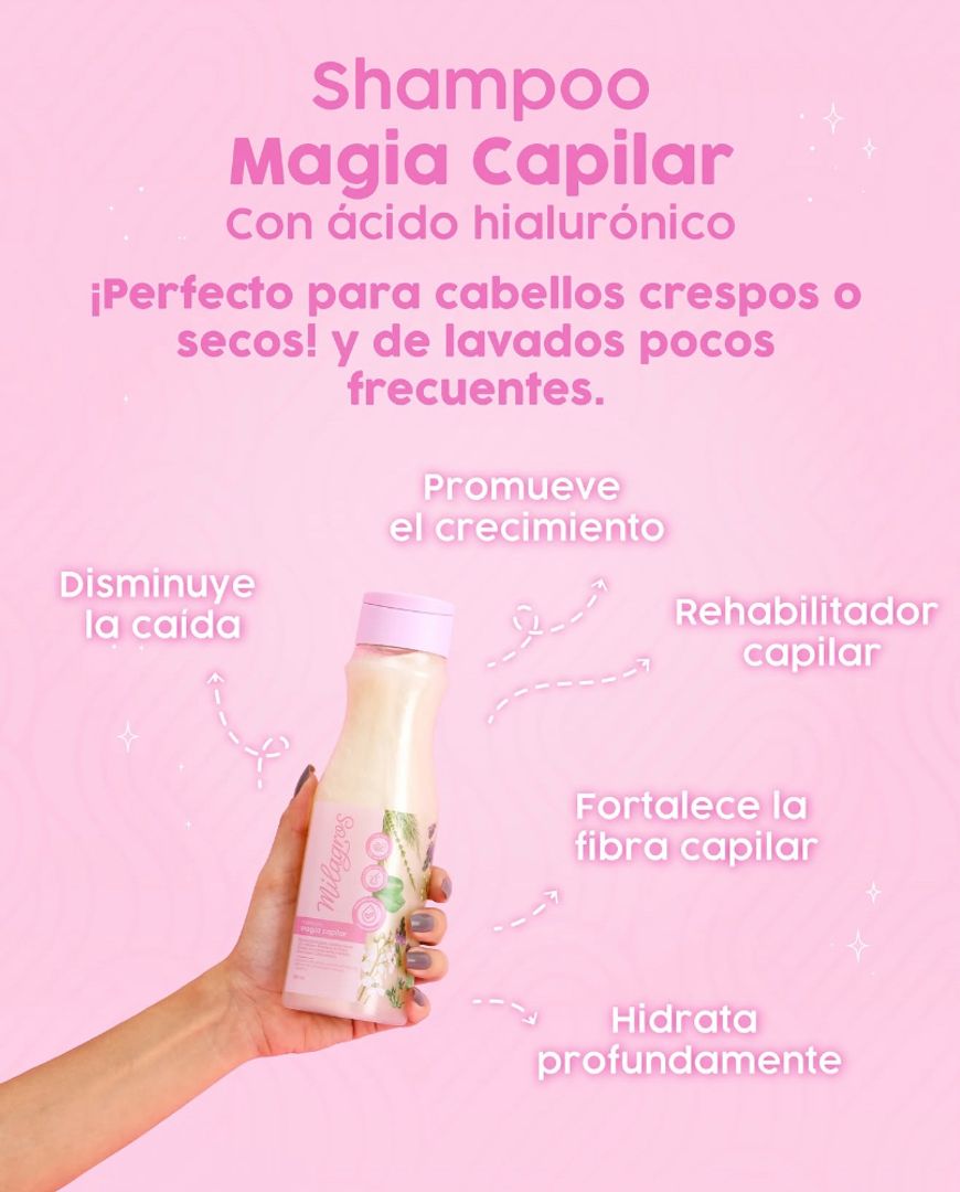 Shampoo Magia Capilar (con ácido hialurónico)