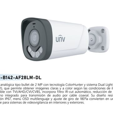 Imagen del producto CAMARA BALA COLORHUNTER 2MP