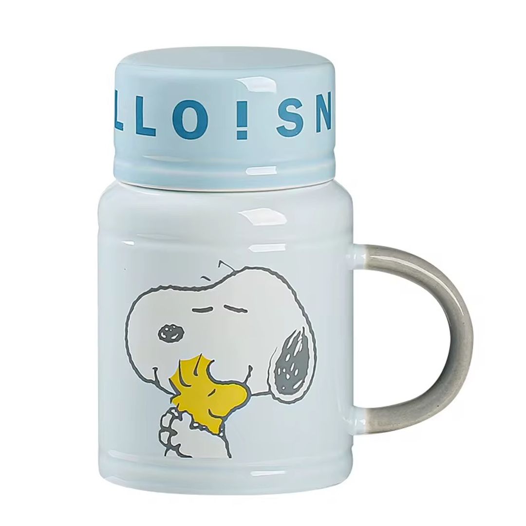 Mug snoopy tapa vaso 