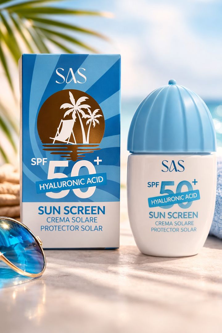 BLOQUEADOR SOLAR 50SPF CON ACIDO HIALURONICO SAH134