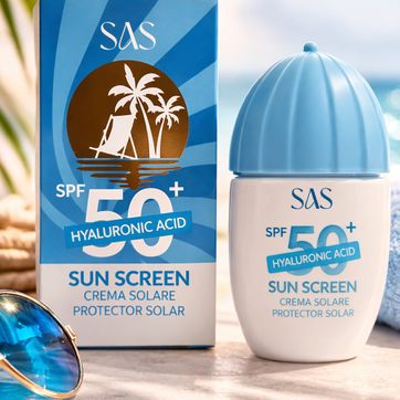 Imagen del producto BLOQUEADOR SOLAR 50SPF CON ACIDO HIALURONICO SAH134