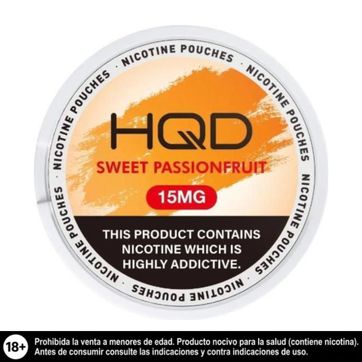 Imagen del producto Hqd Sweet Passionfruit 15mg Parches De Nicotina, Nicotine Pouches