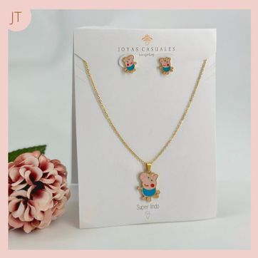 Imagen del producto INFANTIL: Juego Acero Pig Infantil