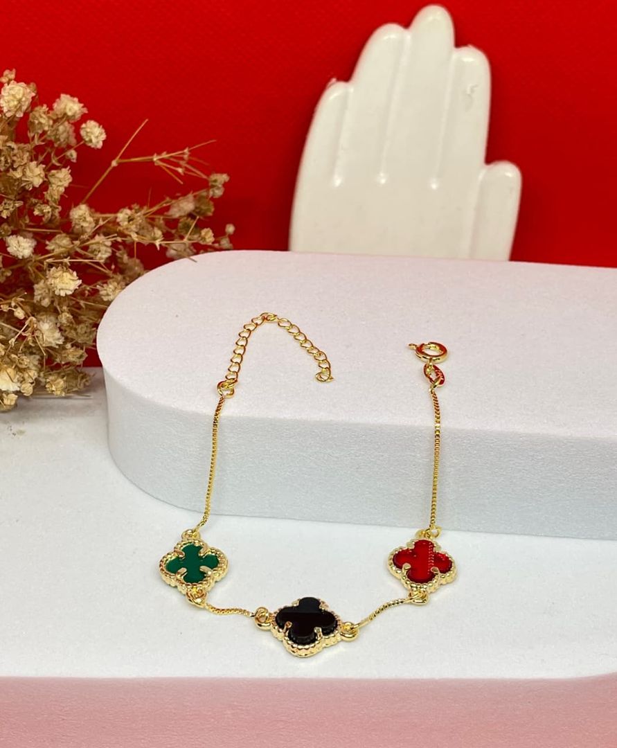 Pulsera van cleef x3 colors de 18cm + extensor