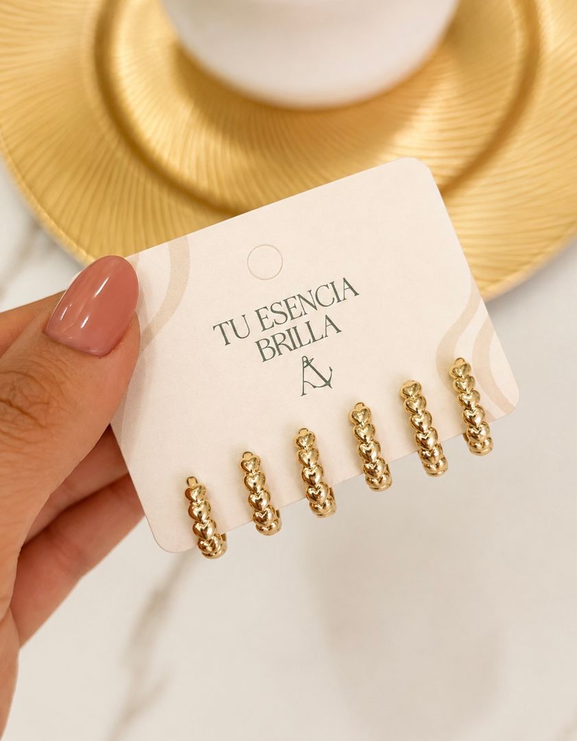 Set candonga mini corazón 