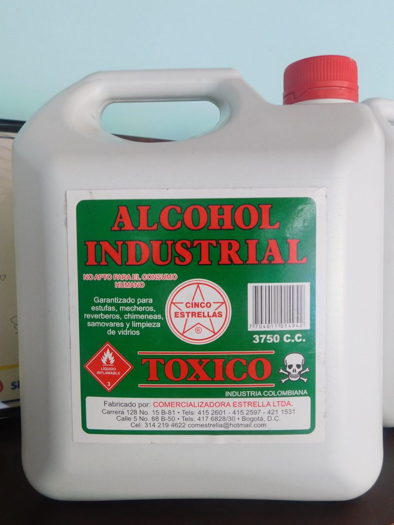 D.  ALCOHOL INDUSTRIAL X 3.750 ML