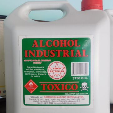 Imagen del producto D.  ALCOHOL INDUSTRIAL X 3.750 ML
