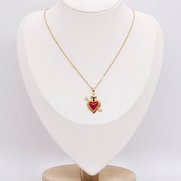 Imagen del producto SET CORAZÓN DE JESÚS RODINADO