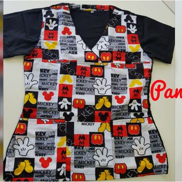 Imagen del producto Uniforme antifluido estampado en frente