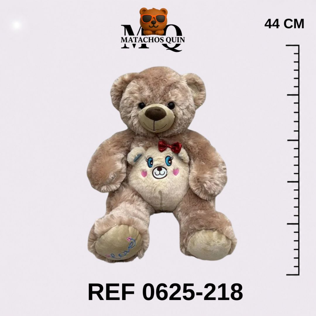 OSO SURTIDO CON DISEÑO DE CARITA DE OSITO 