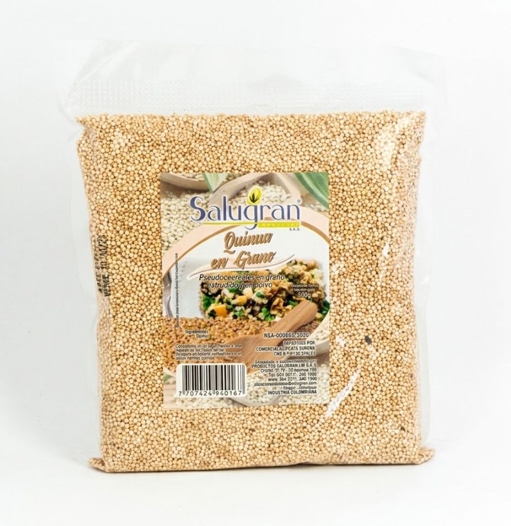 QUINUA EN GRANO X 500GR SALUGRAN