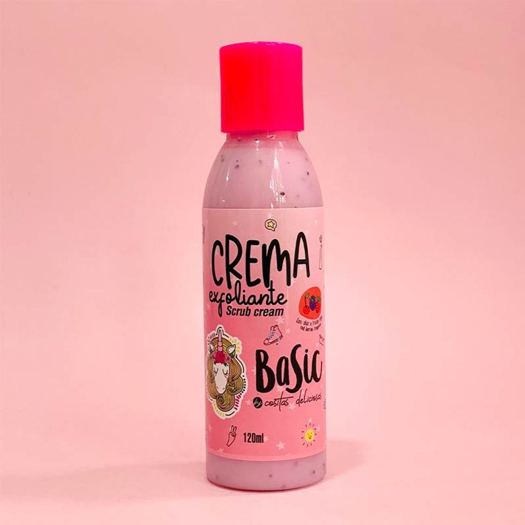 Crema exfoliante frutos rojos