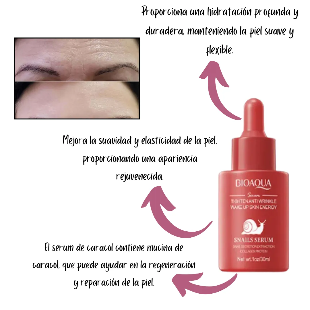Kit x 3 de Sérum Faciales: Nicotinamida, Cúrcuma y Baba de Caracol - BIOAQUA
