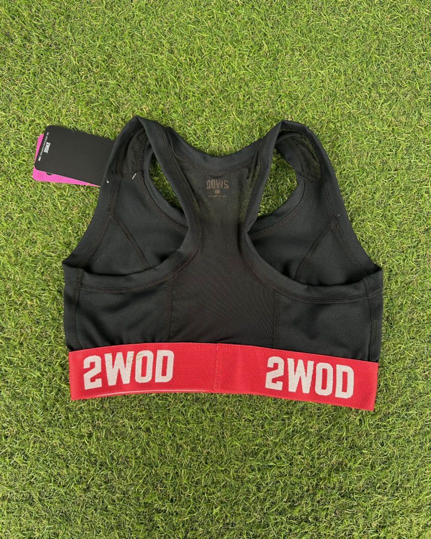 NEW TOP UTF PRO NEGRO/ROJO