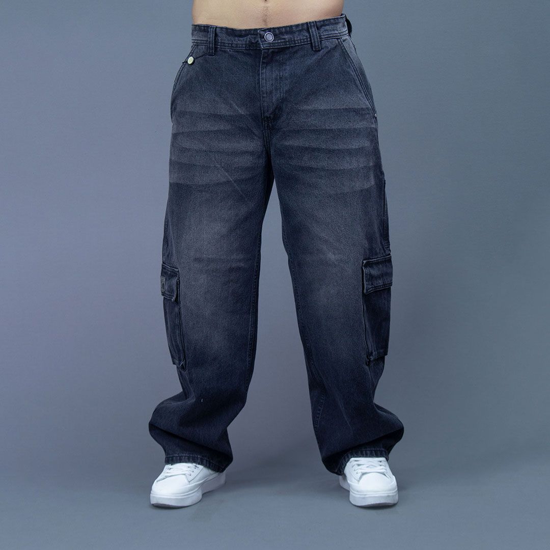 JEANS BAGGY CARGO NG-GRIS