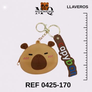 Imagen del producto LLAVERO TIPO MONEDERO DE CAPIBARA