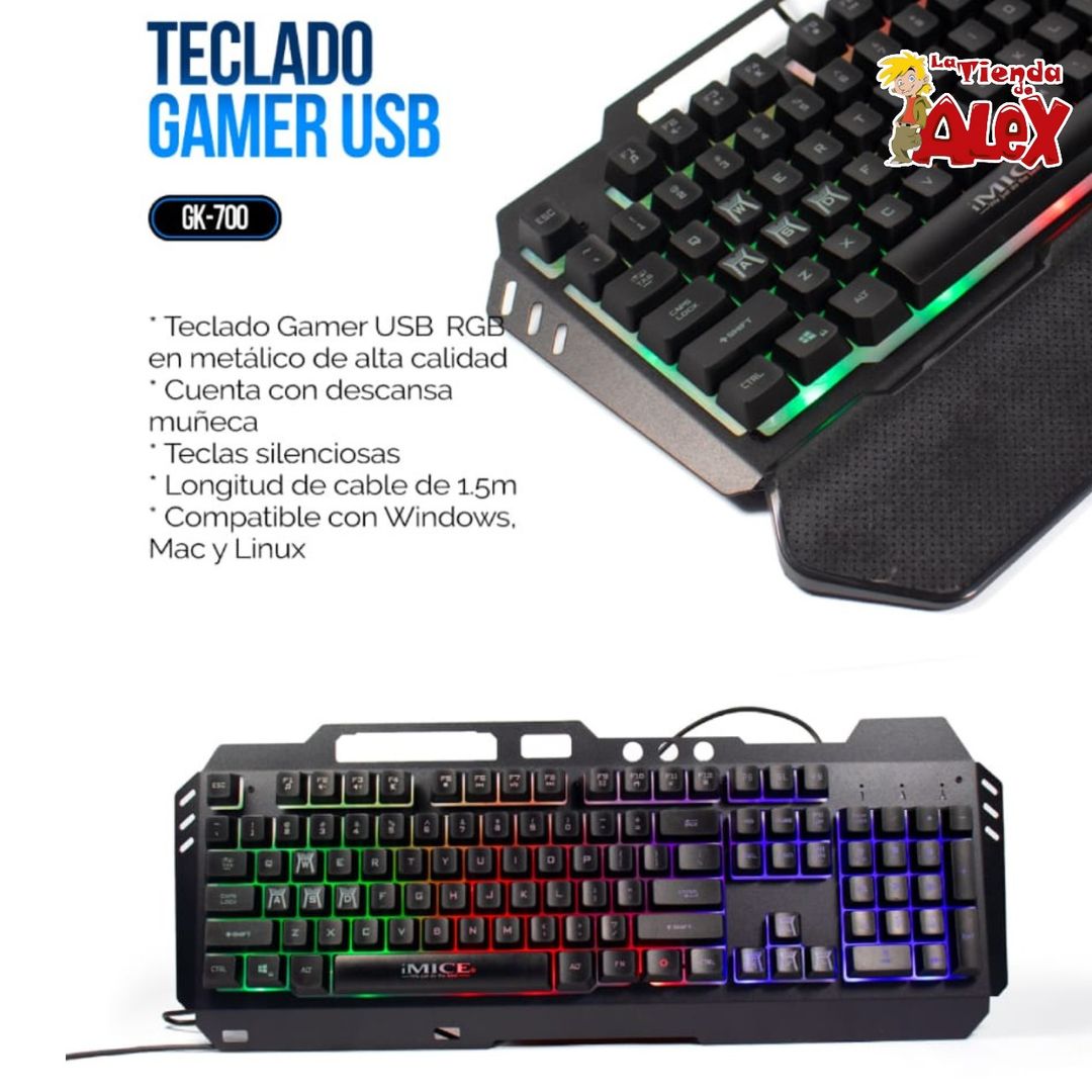 TECLADO GAMER USB