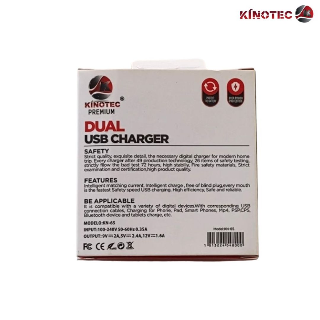 Cargador Kinotec KN-65 V8