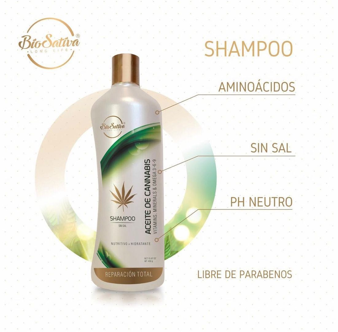 Shampoo con cannabis 475 gr