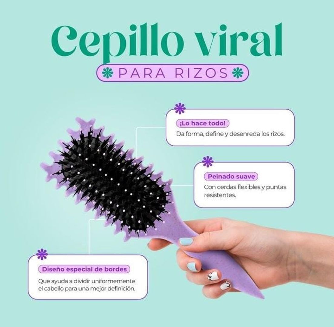 Cepillo Rizos Viral