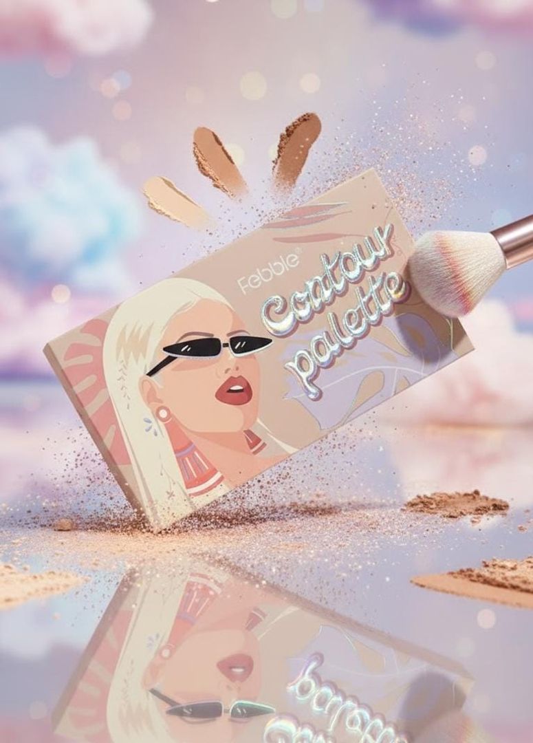PALETA DE CONTORNO & ILUMINADOR — FEBBLE 	 FBF034
