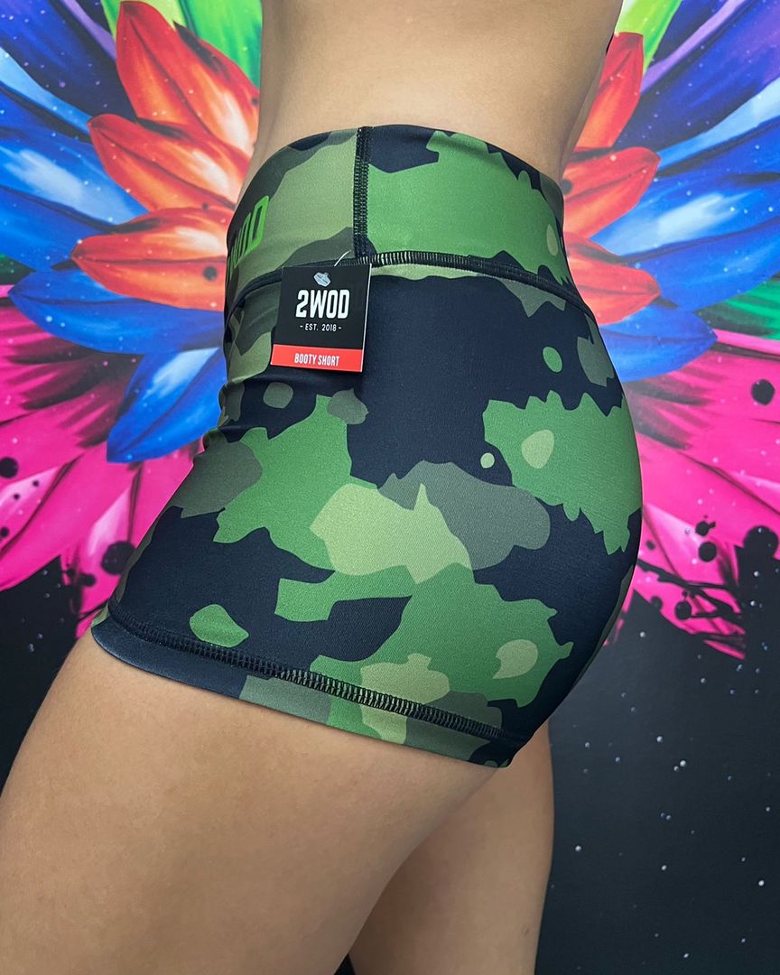 BOOTY SHORT CAMO MILITAR 