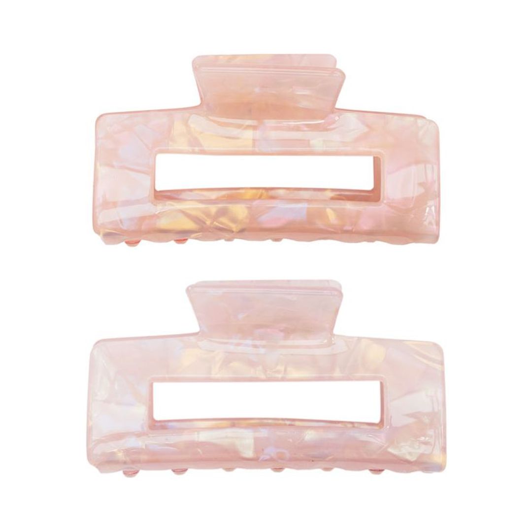 Kit X2 Hair Clip Rectangular