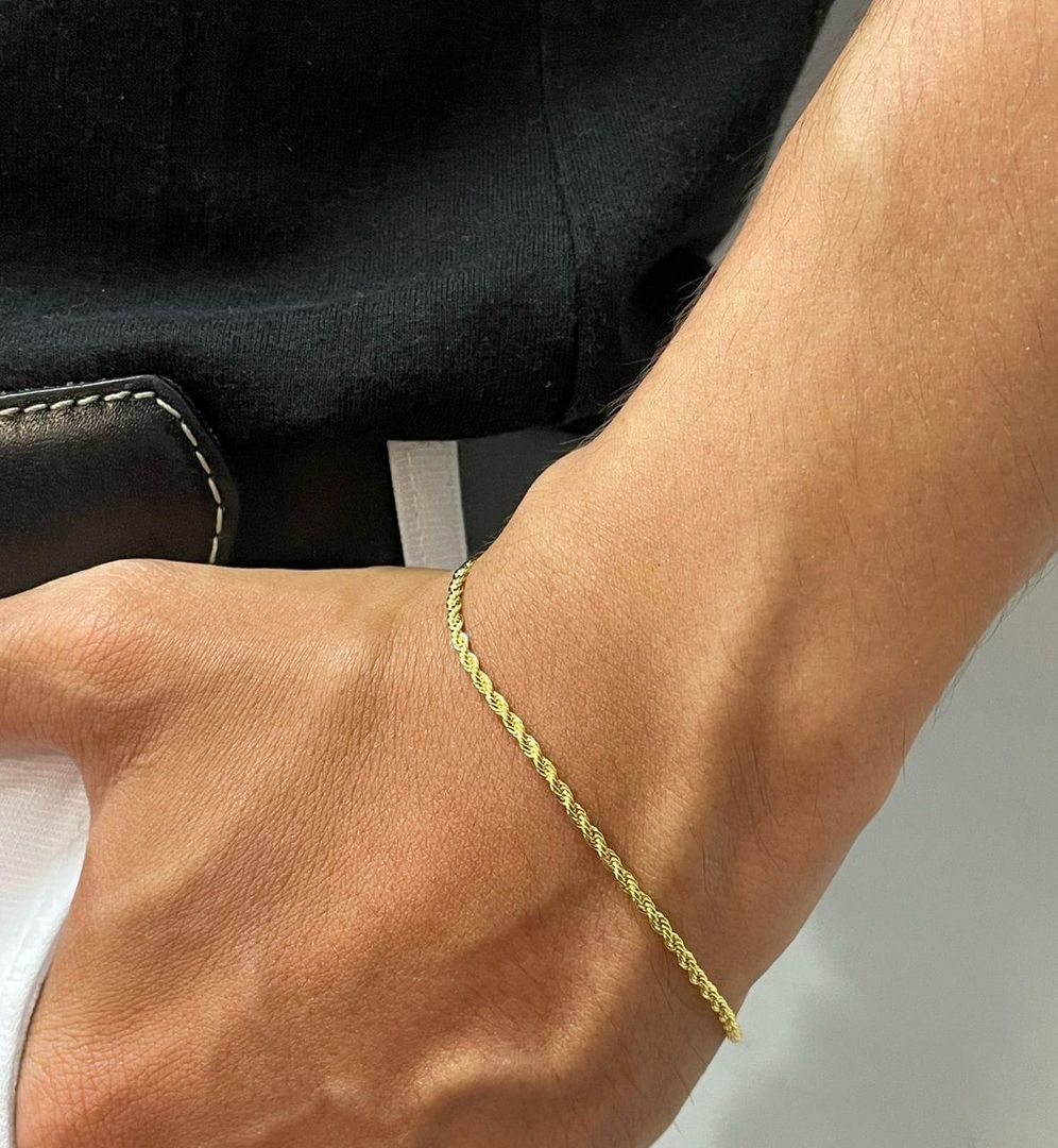 Pulsera lazo diamantada de 1.5mm y 18cm 