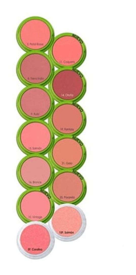 Rubor minerals con karité, tonos mates