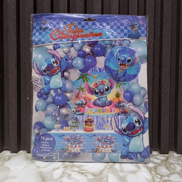 Imagen del producto ARCO DE GLOBOS FONDO MANTEL Y CORTINA STICH