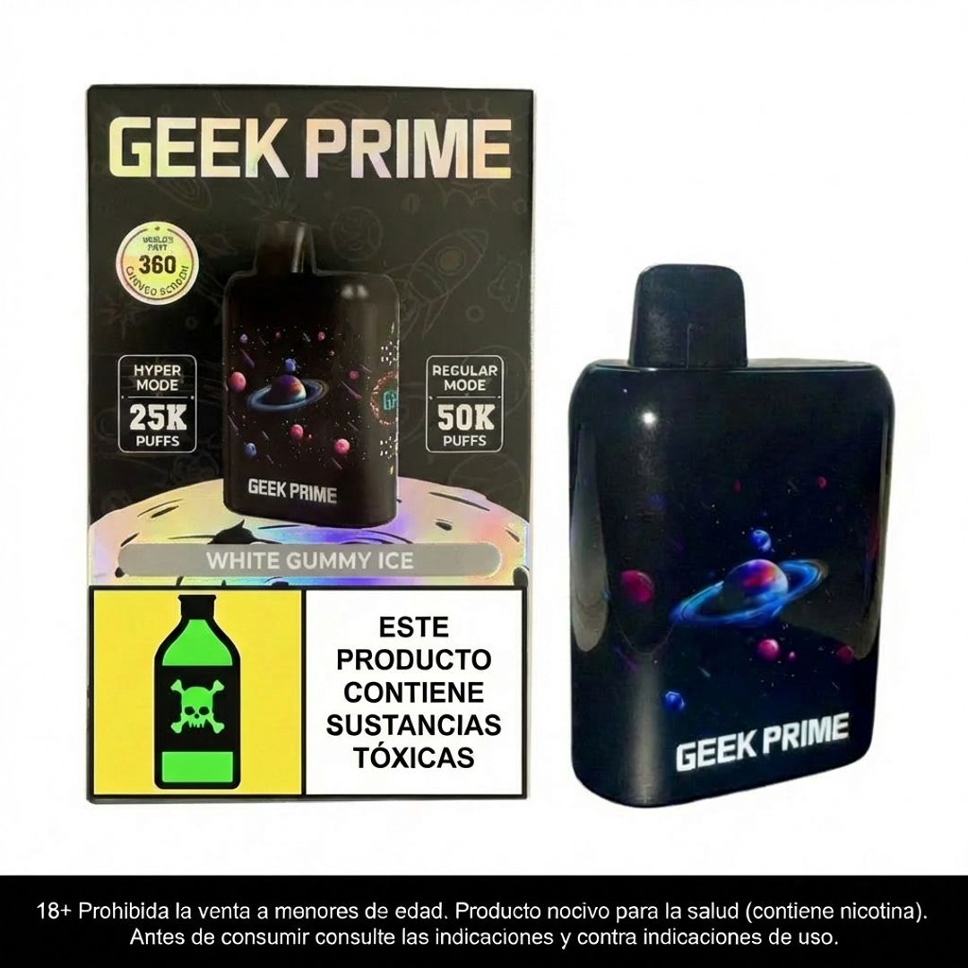 Geek Bar White Gummy Ice 50.000 Puffs Prime