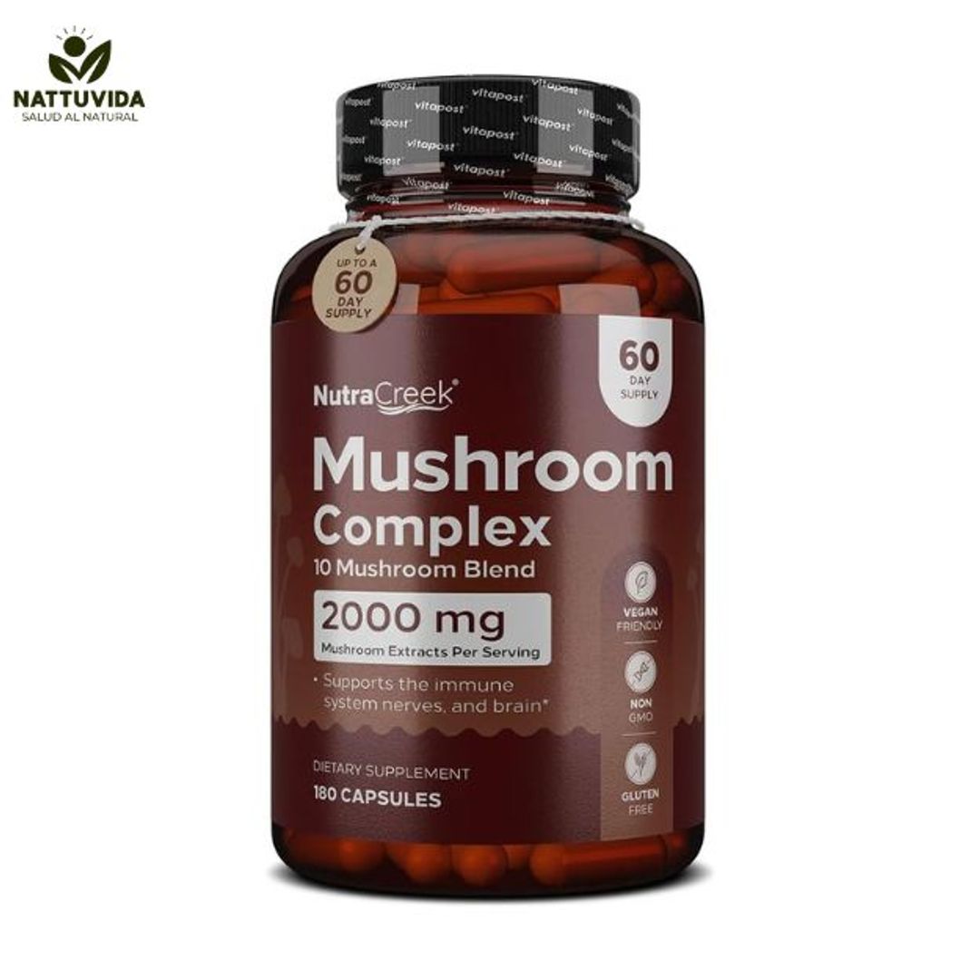 Complejo de Hongos MUSHROOM COMPLEX 2000MG 180 CAP