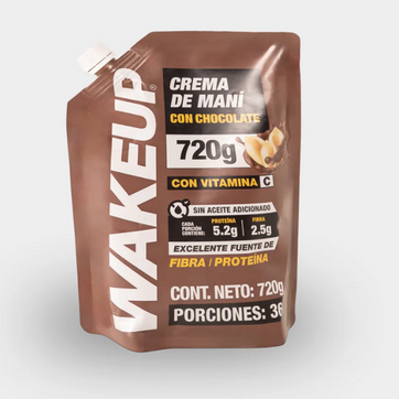 Imagen del producto MANTEQUILLA DE MANI CHOCOLATE X 720GR WAKE UP