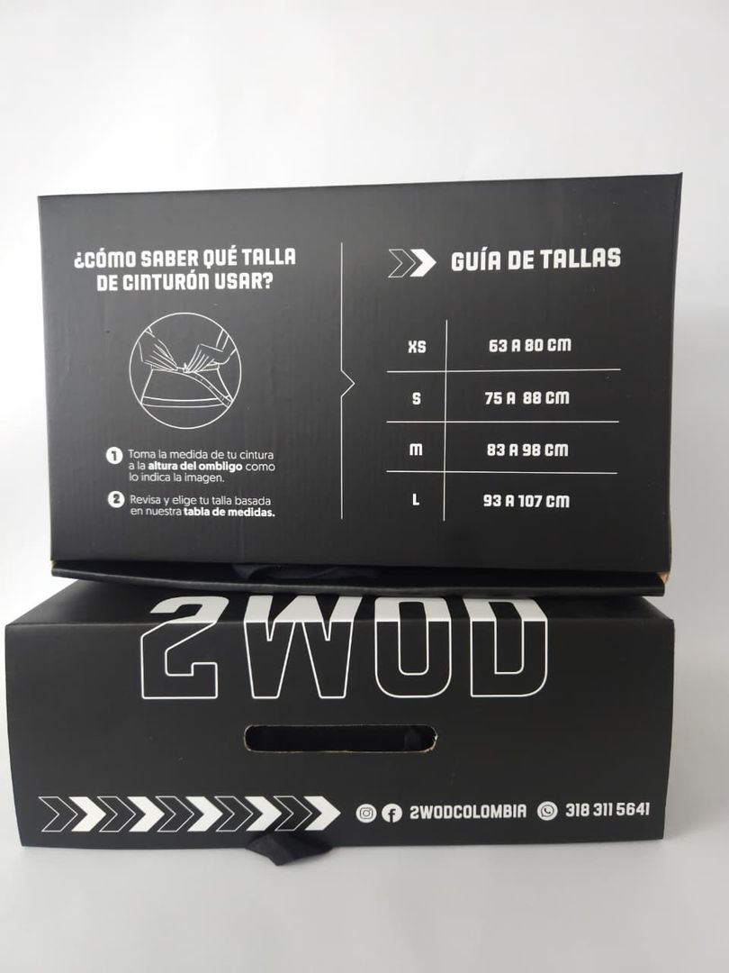 CINTURON 2WOD CLASSIC NEGRO