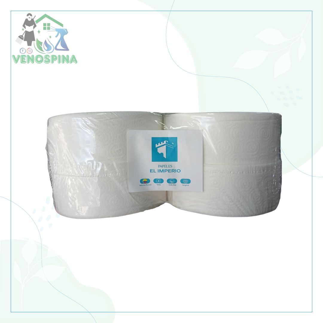 PAPEL HIGIENICO JUMBO 250 M X 4