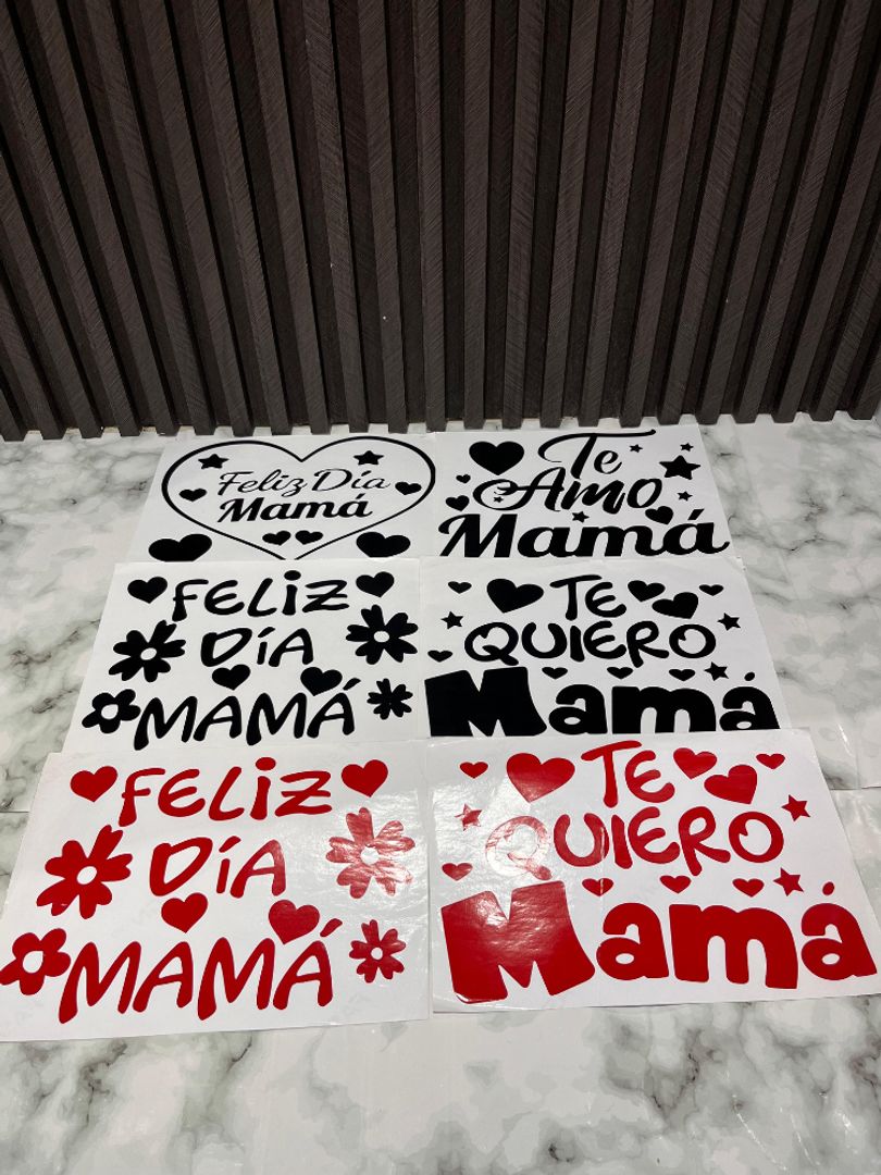 ADHESIVO PARA GLOBOS TEMPORADA MAMÁ 