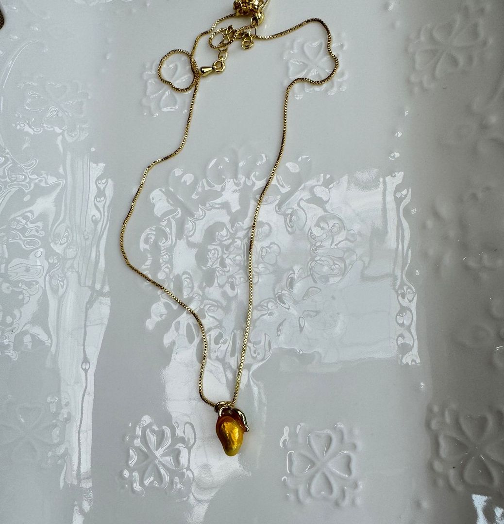 Cadena en rodio mango 
