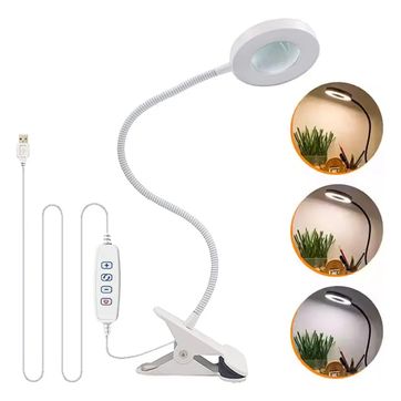 Lámpara LED con Lupa 20X y Brazo Ajustable - imagen 1