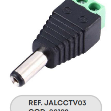Imagen del producto CONECTOR PLUG PARA CCTV MACHO X50