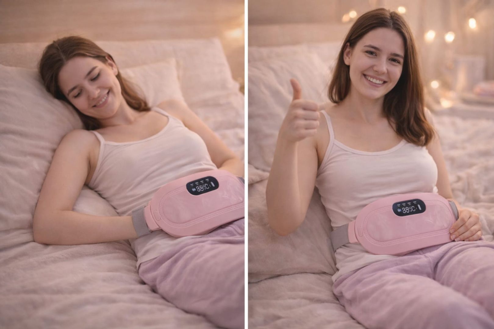 CINTURON DE COLICOS RECARGABLE