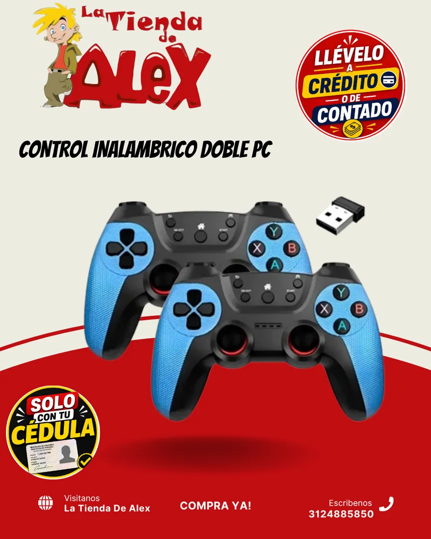CONTROL INALAMBRICO DOBLE PC