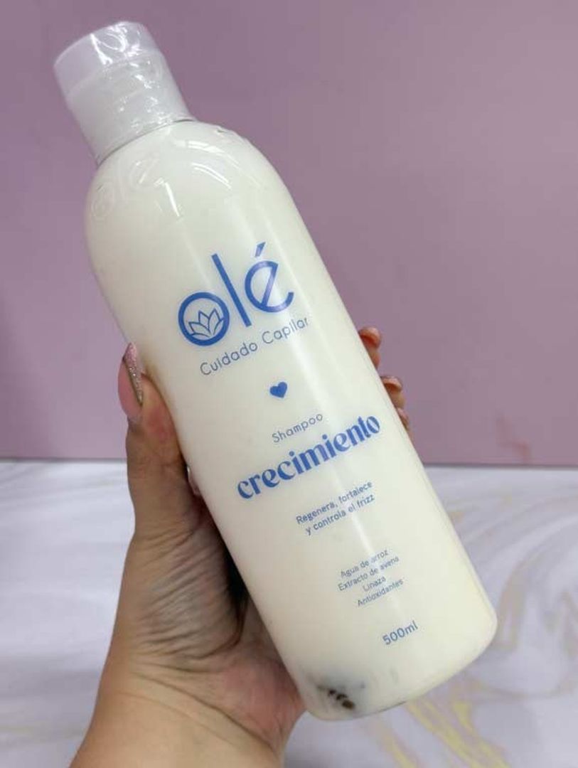 Shampoo arroz y linaza- ole capilar