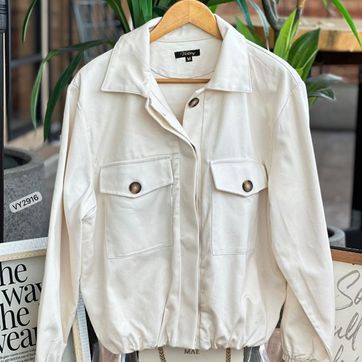 CHAQUETA FORRADA BOTON MADERA VY2916 - imagen 1