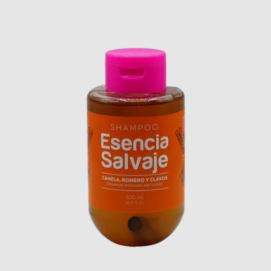 SHAMPOO CANELA, ROMERO Y CLAVOS FRUTO SALVAJE 