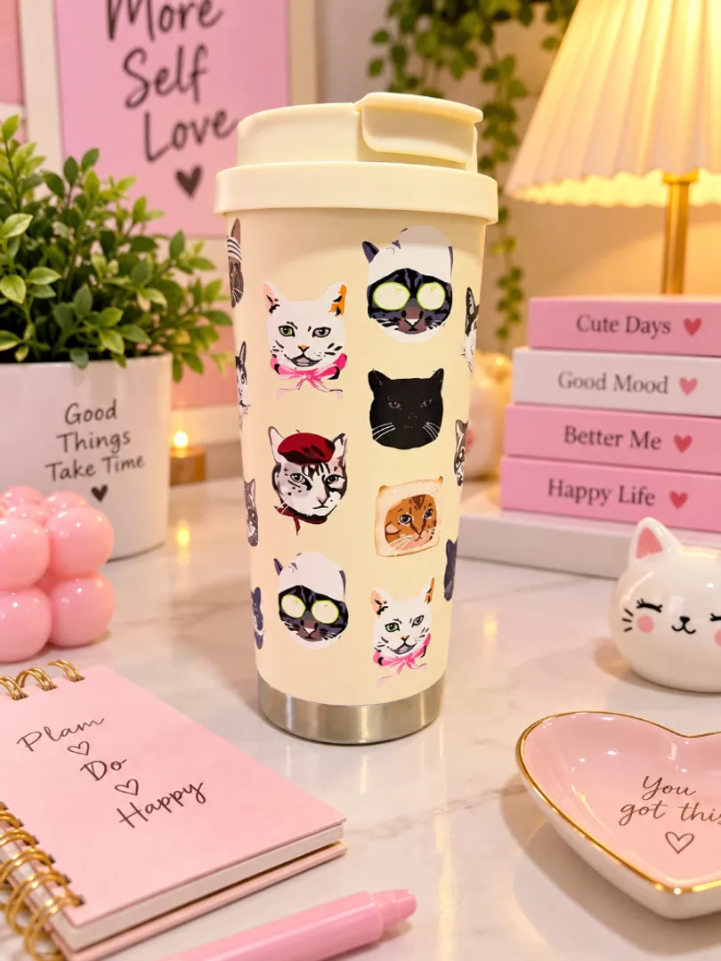 Termo térmico coffee gatito 