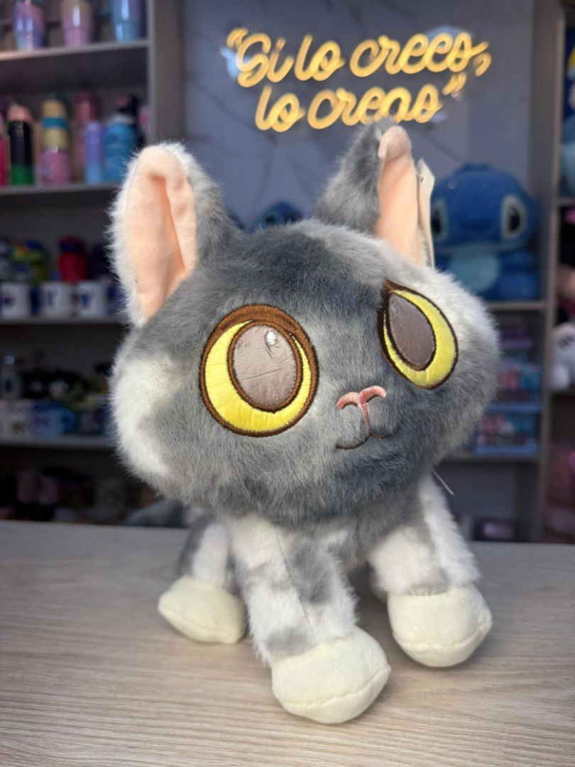  PELUCHE GATO MANCHAS 20cm